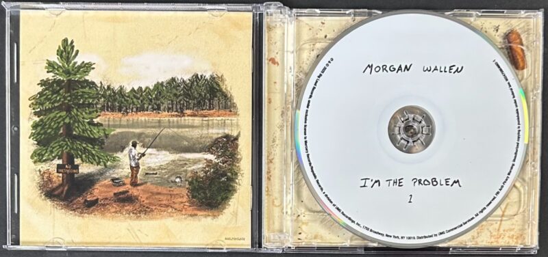 Morgan Wallen Signed I'm The Problem CD Booklet Beckett Full Letter AC71528 - Image 3