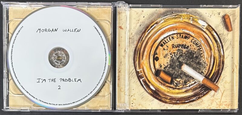 Morgan Wallen Signed I'm The Problem CD Booklet Beckett Full Letter AC71528 - Image 4