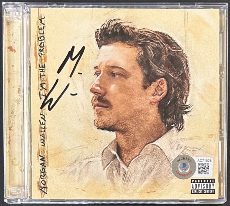 Morgan Wallen Signed I'm The Problem CD Booklet Beckett Full Letter AC71528