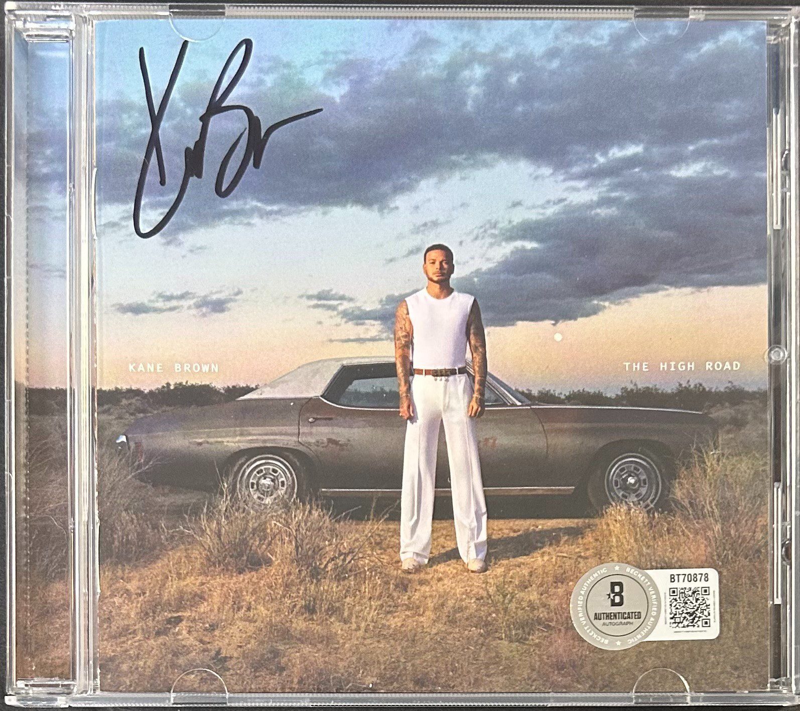 Kane Brown Signed Autographed The High Road CD Booklet Beckett Authentic BT70878