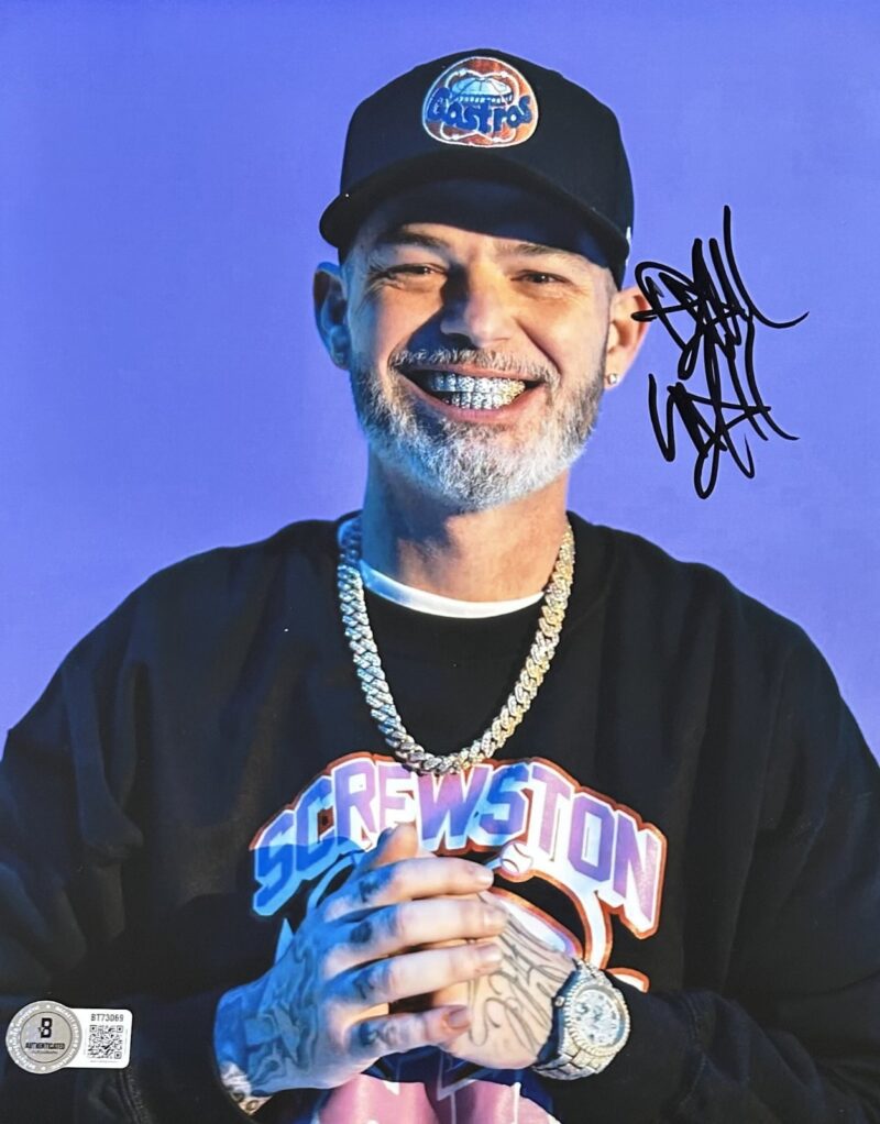 Paul Wall Autograph 8x10 Beckett Rapper The Peoples Champ 2