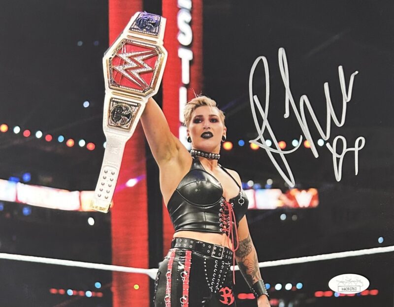 Rhea Ripley Signed Autographed 8x10 Photo JSA Authenticated #3