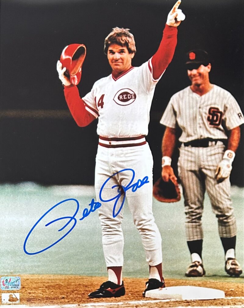 Pete Rose Signed Autographed 11x14 Photo Pete Rose Exclusive Hologram Reds 8