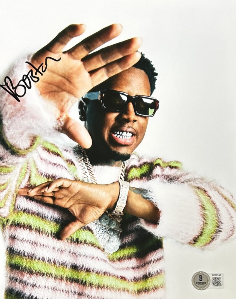 Real Boston Richey Signed Autograph 8x10 Beckett Rapper 2