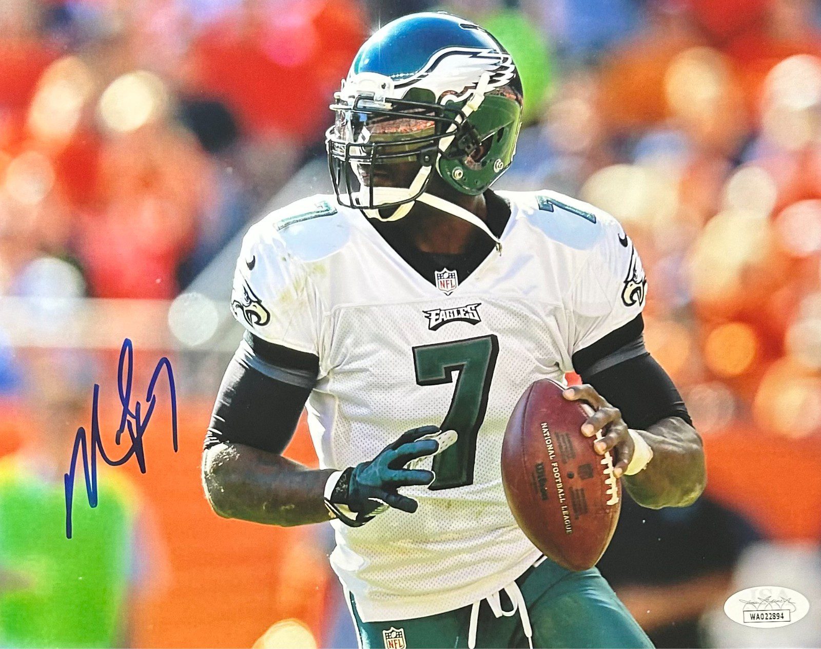 Michael Mike Vick Signed Autographed 8x10 Photo JSA Auth Philadelphia Eagles #1