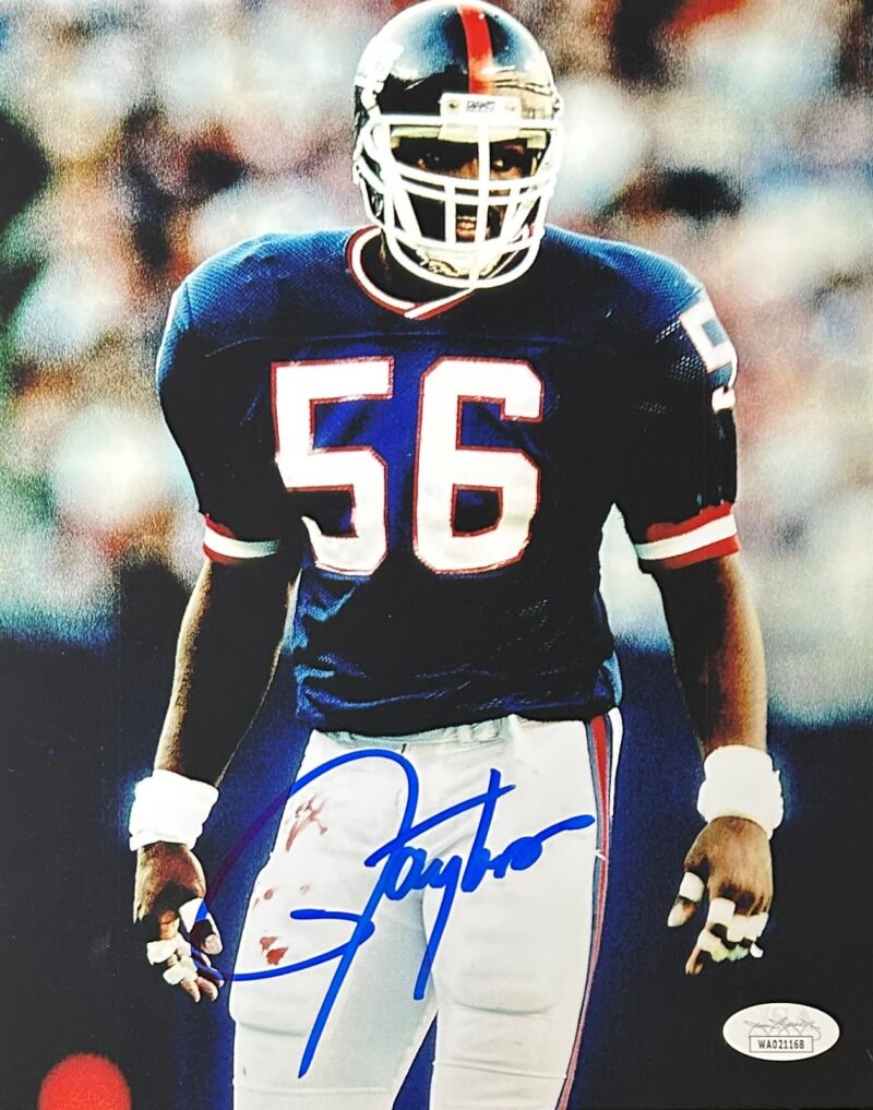 Lawrence Taylor Signed Autographed 8x10 Photo JSA Auth New York Giants #6
