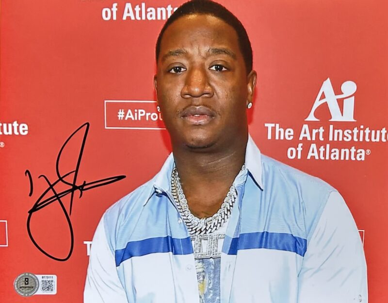 Yung Joc Signed Autograph 8x10 Beckett Rapper #1