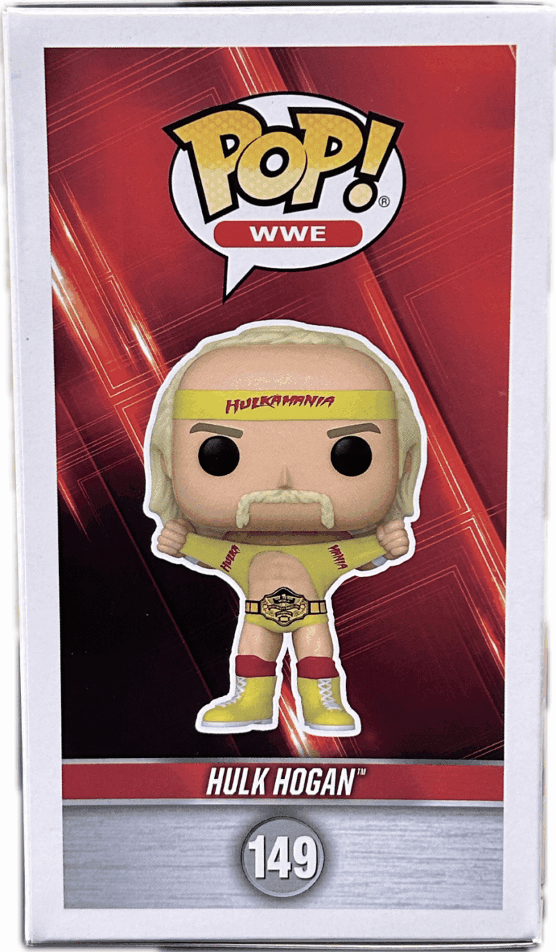 Hulk Hogan "HULKSTER" Signed Autographed Funko POP 149 JSA Authenticated Yellow - Image 4