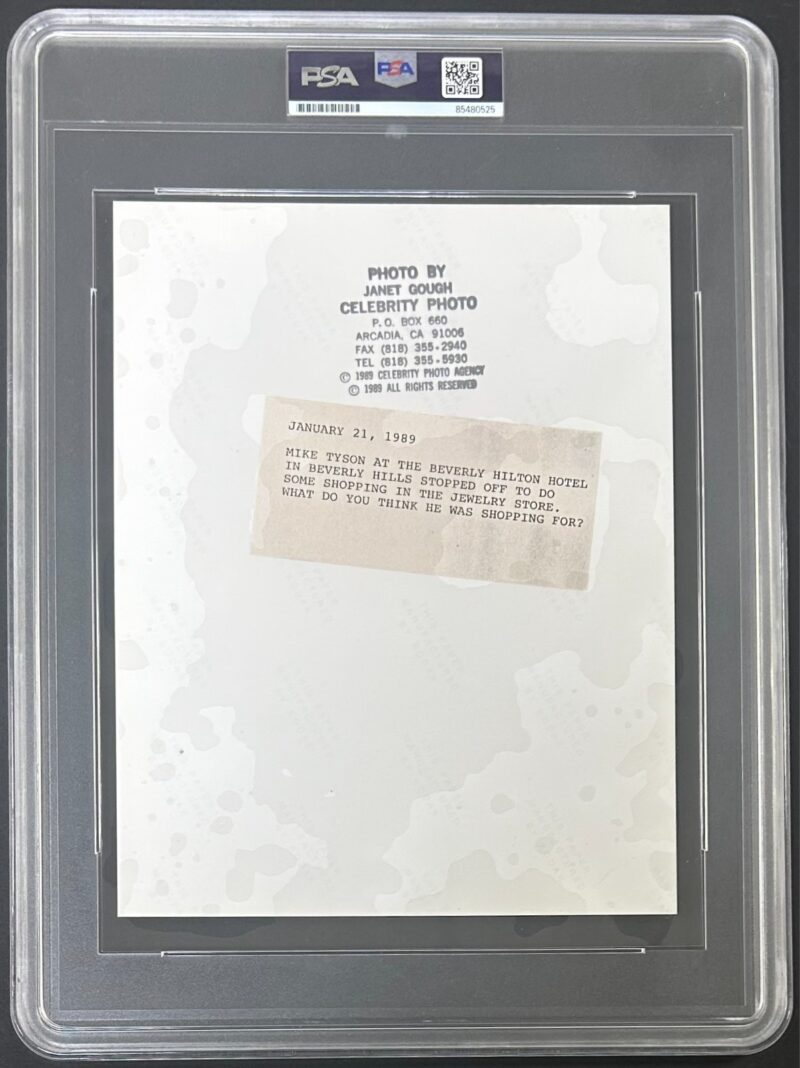 Mike Tyson Signed Original 1989 Type 1 Photograph PSA/DNA Beverly Hilton Hotel - Image 3