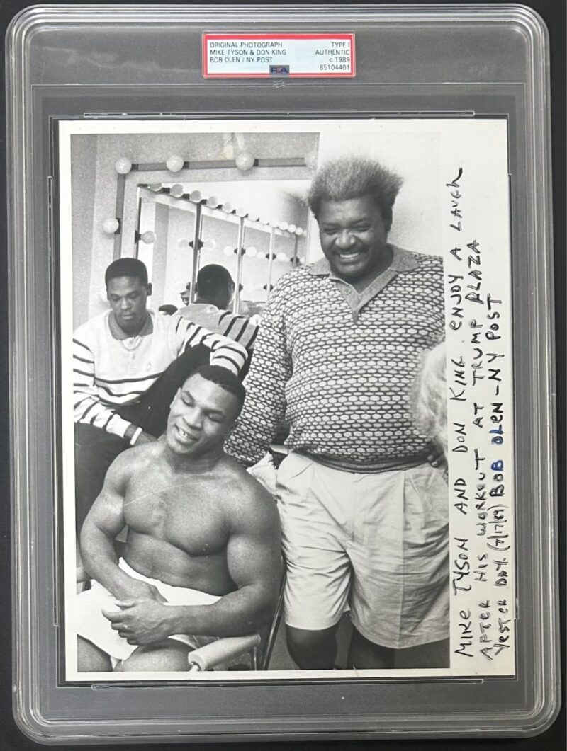 Mike Tyson Original 1989 Type 1 Photograph PSA/DNA with Don King