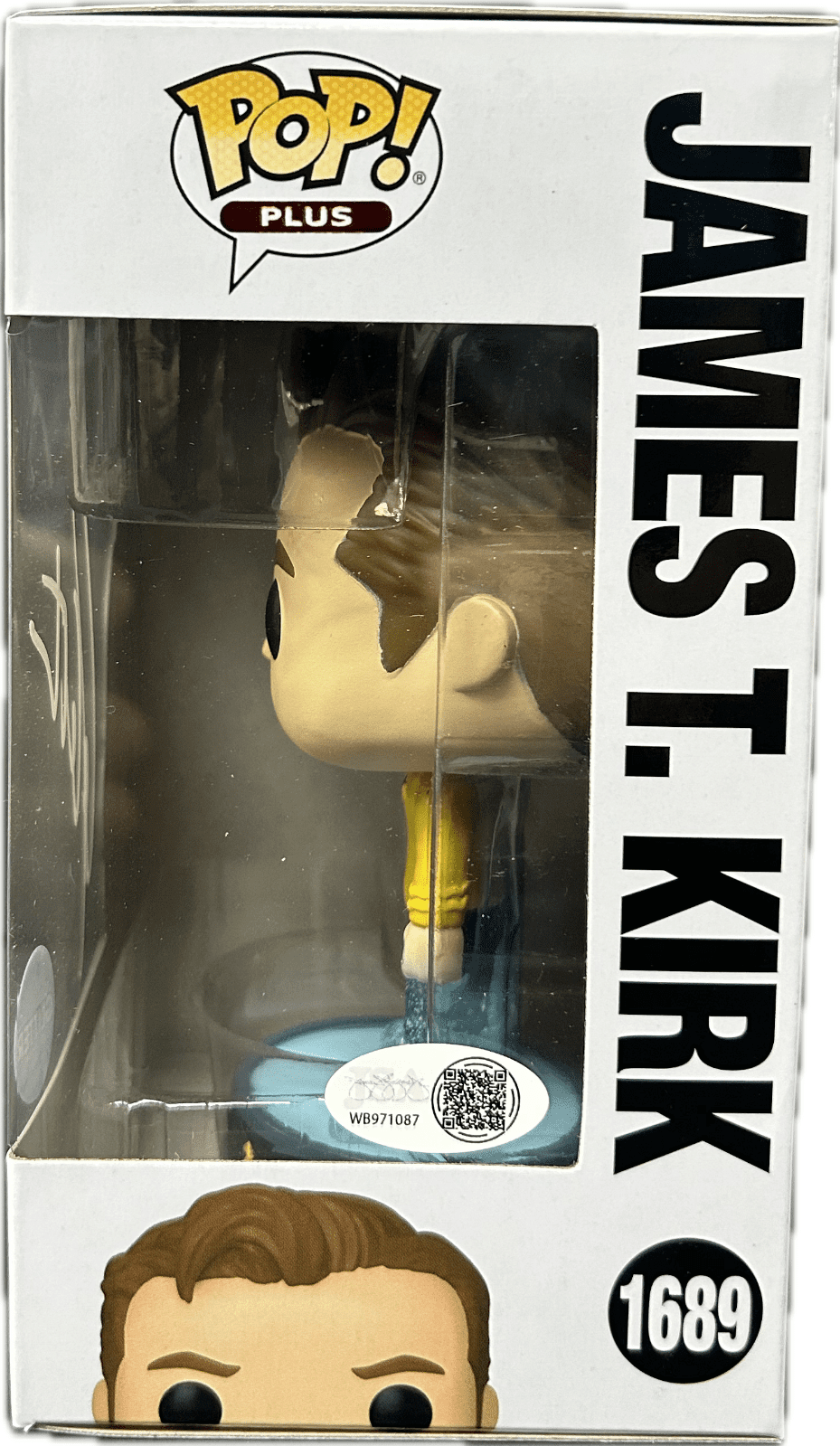 William Shatner Signed Funko POP 1689 JSA James T. Kirk Star Trek WB971087 - Image 3