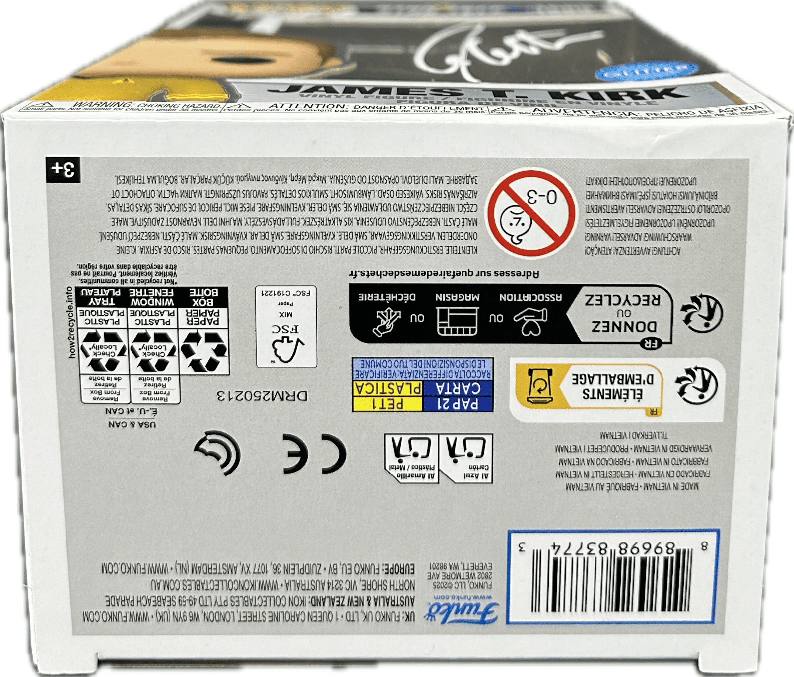 William Shatner Signed Funko POP 1689 JSA James T. Kirk Star Trek WB971087 - Image 7