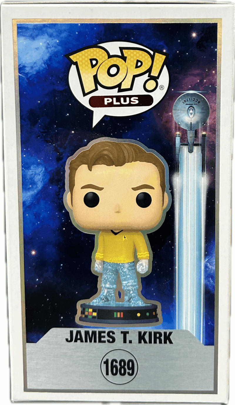 William Shatner Signed Funko POP 1689 JSA James T. Kirk Star Trek WB971086 - Image 4