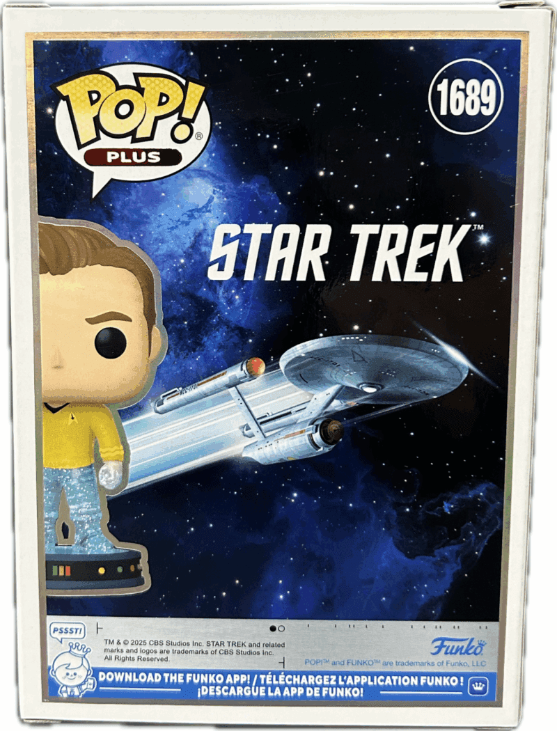 William Shatner Signed Funko POP 1689 JSA James T. Kirk Star Trek WB971086 - Image 5