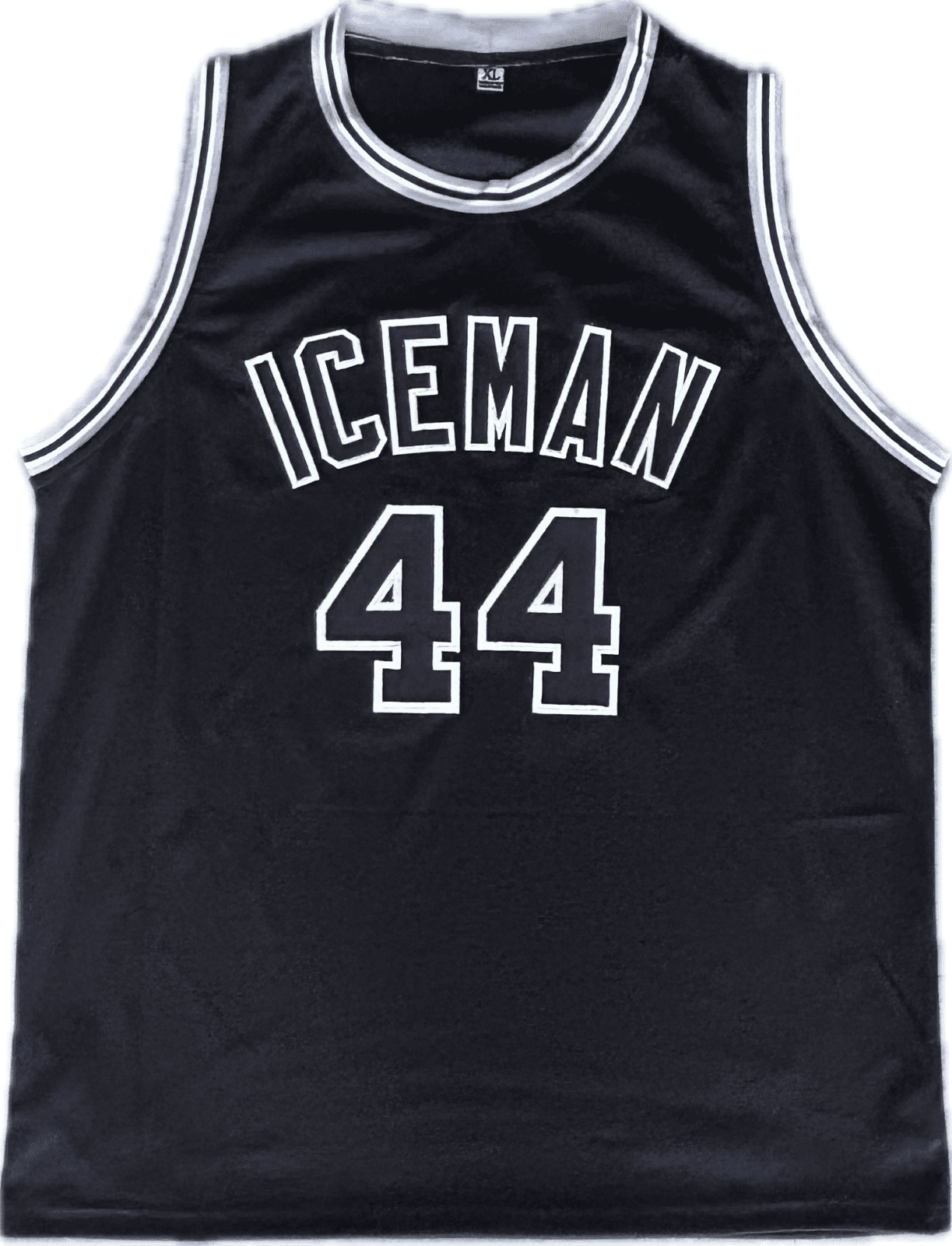 George Gervin Signed Autographed Black Jersey JSA Authenticated Iceman - Image 3