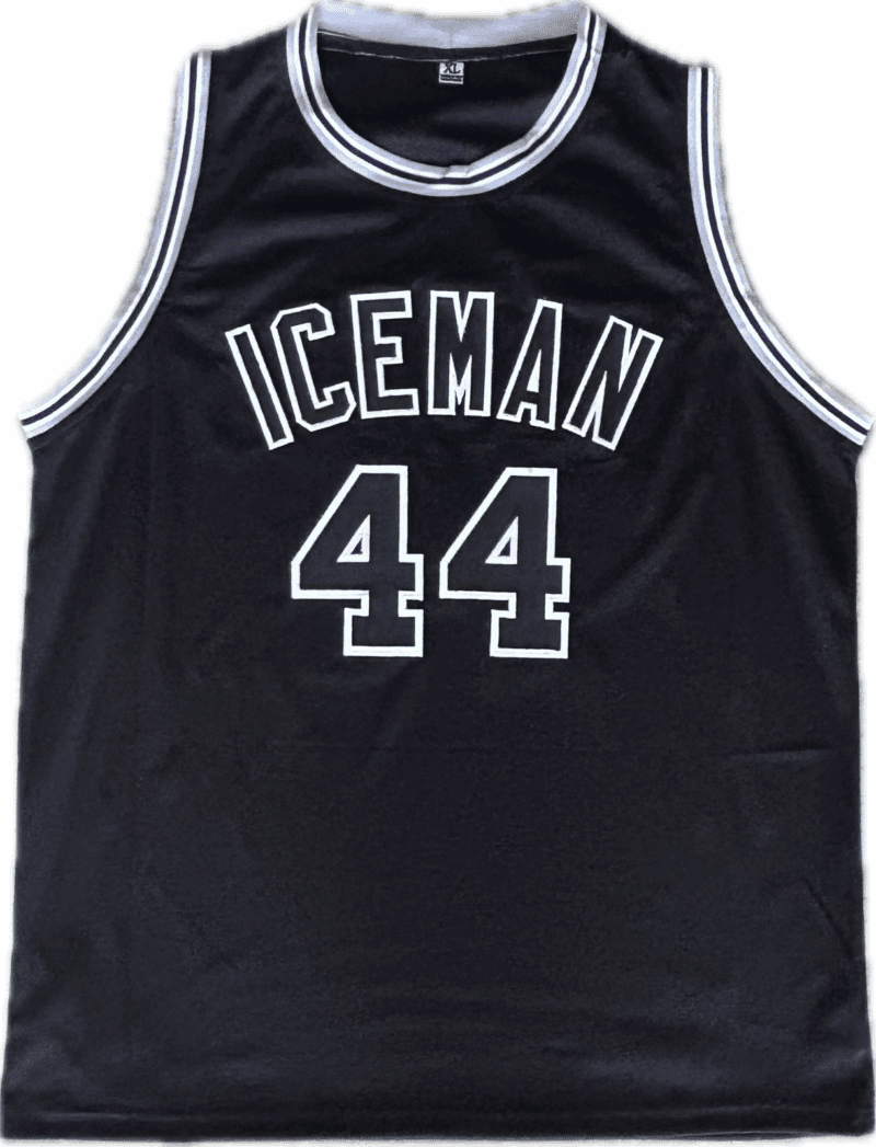 George Gervin Signed Autographed Black Jersey JSA Authenticated - Image 3