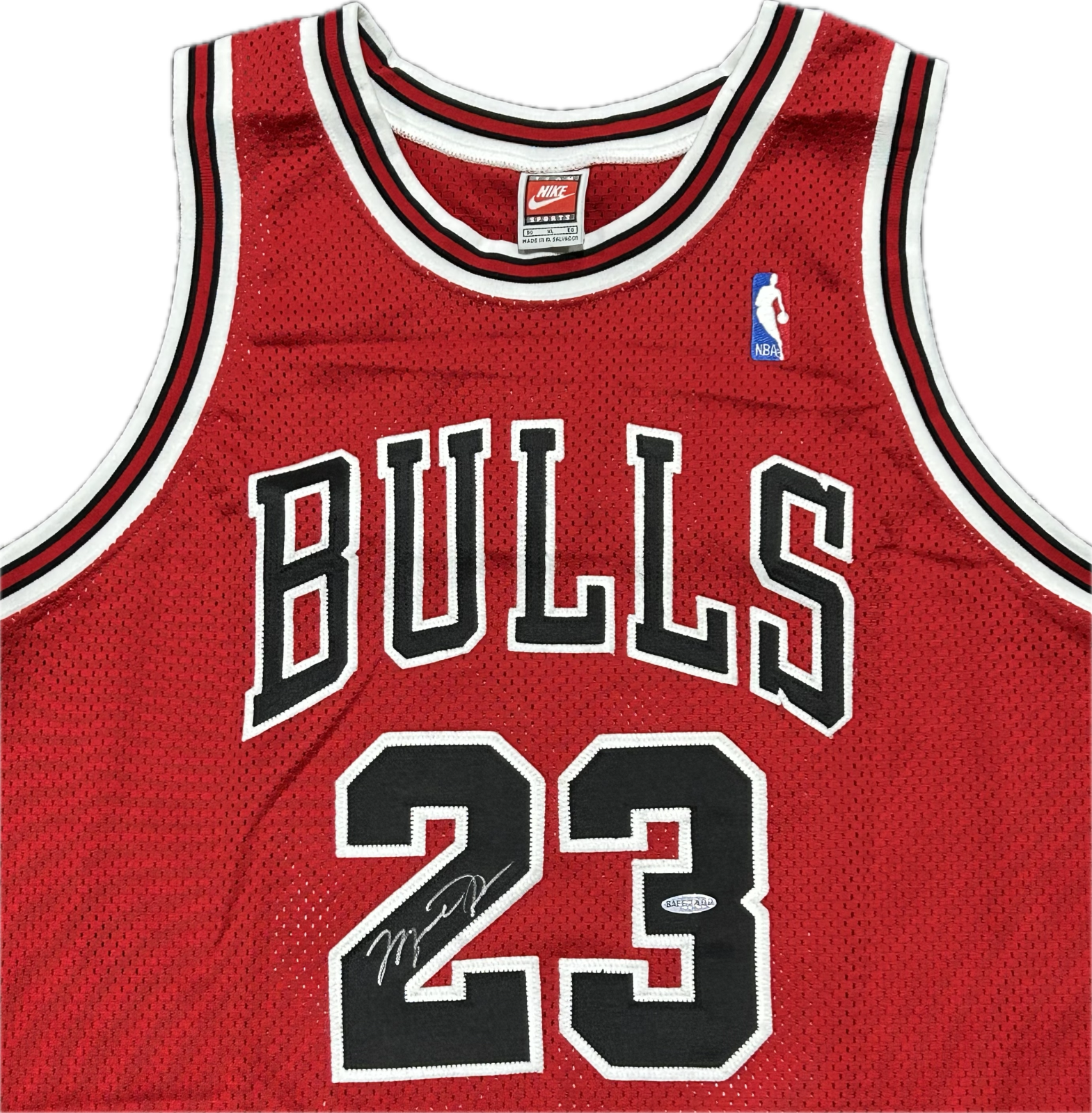 Michael Jordan Signed Nike Pro Cut Chicago Bulls #23 Jersey Upper Deck & GOAT - Image 2