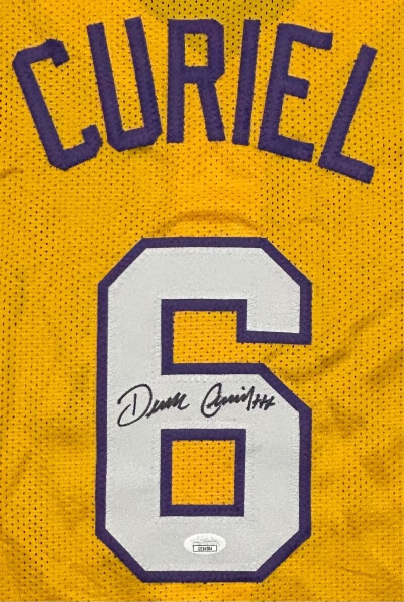 Derek Curiel Signed Autographed Yellow Jersey JSA Authenticated - Image 2