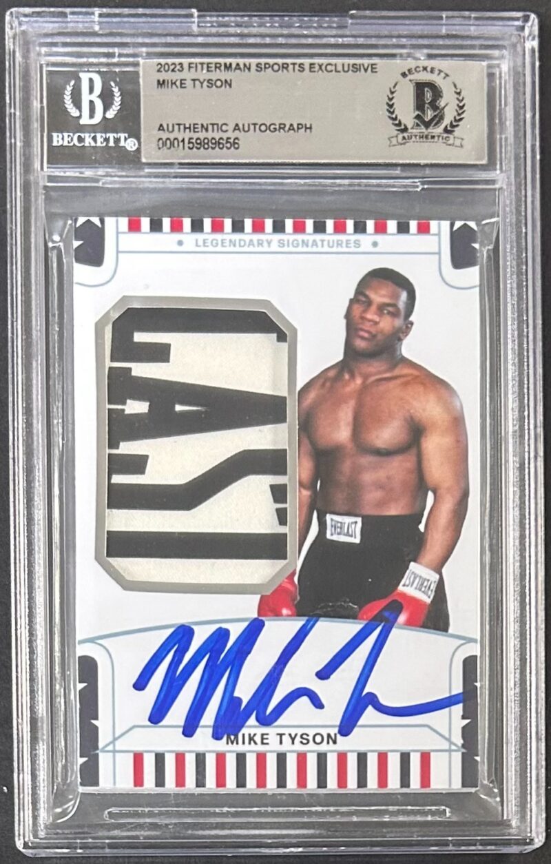 Mike Tyson 2023 Fiterman Sports Exclusive Card Beckett 15989656