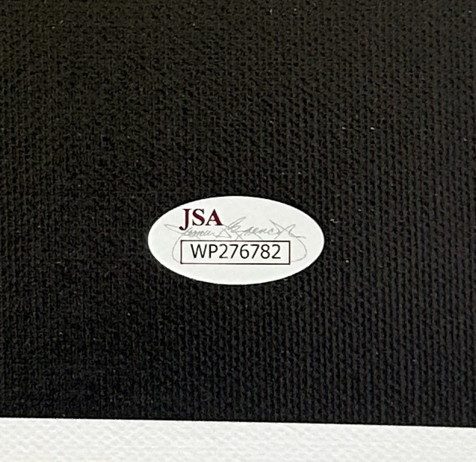 Mike Tyson Original Handprint Unstretched 20x36 Canvas Signed JSA WP276782 COR - Image 5