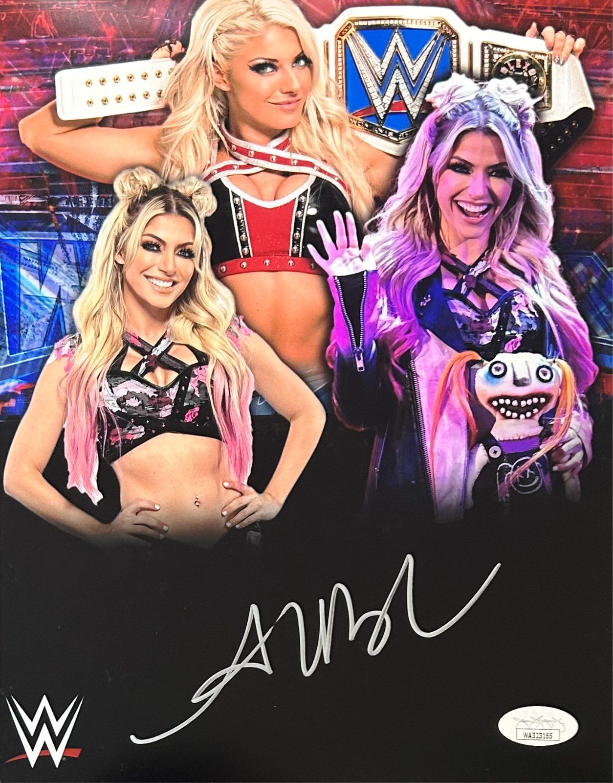 Alexa Bliss Signed Autographed 8x10 Photo JSA Authenticated #11