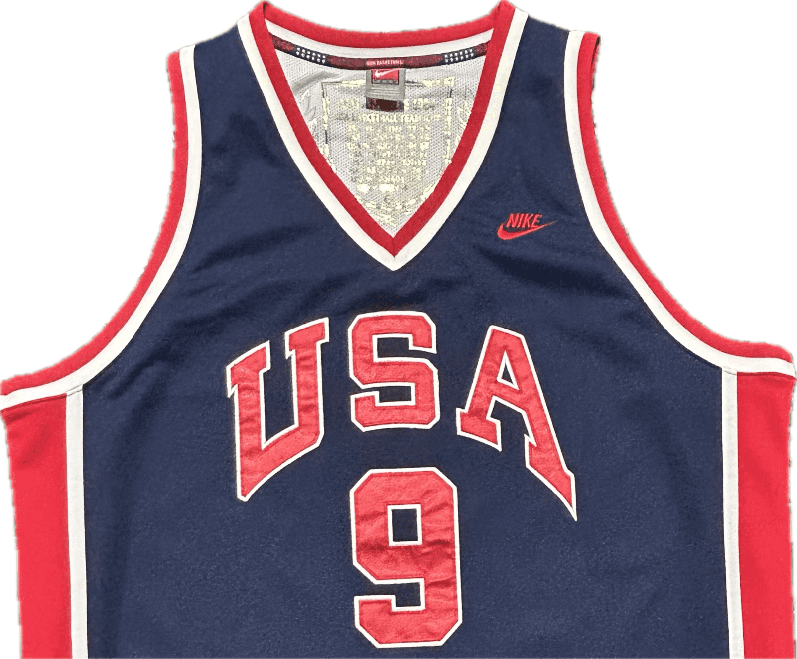 Michael Jordan Signed Nike 1984 USA Olympics Blue Jersey #9 UDA Beckett & GOAT - Image 6