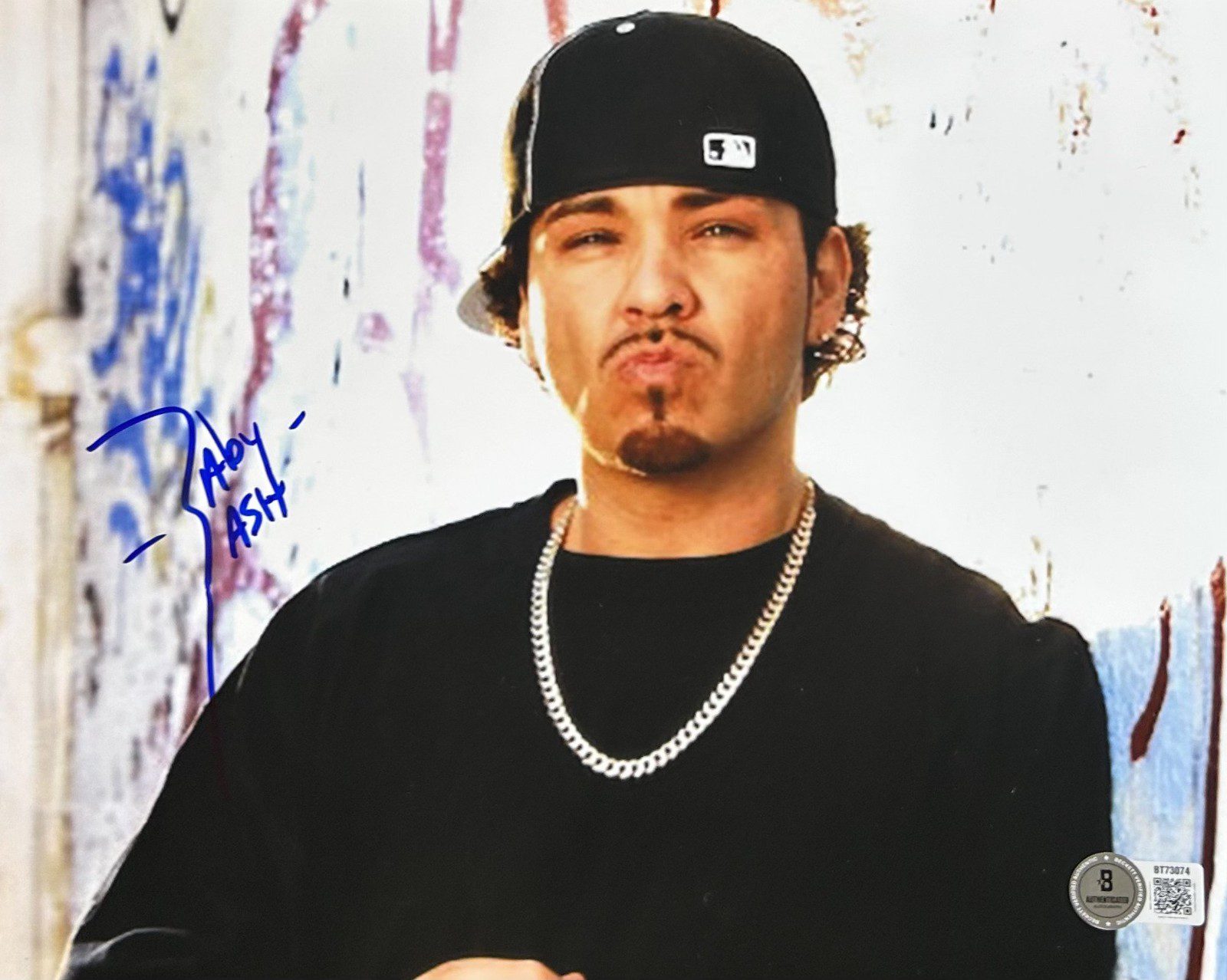 Baby Bash Autograph 8x10 Beckett #3 BT73074 Rap Hip-Hop Artist