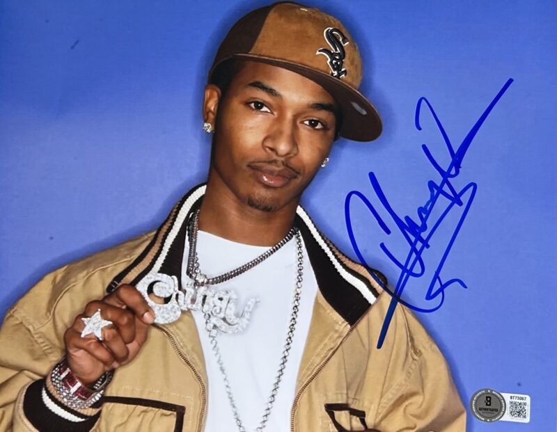 Chingy Signed Autograph 8x10 Beckett #3 BT73067 Rap Hip-Hop Artist