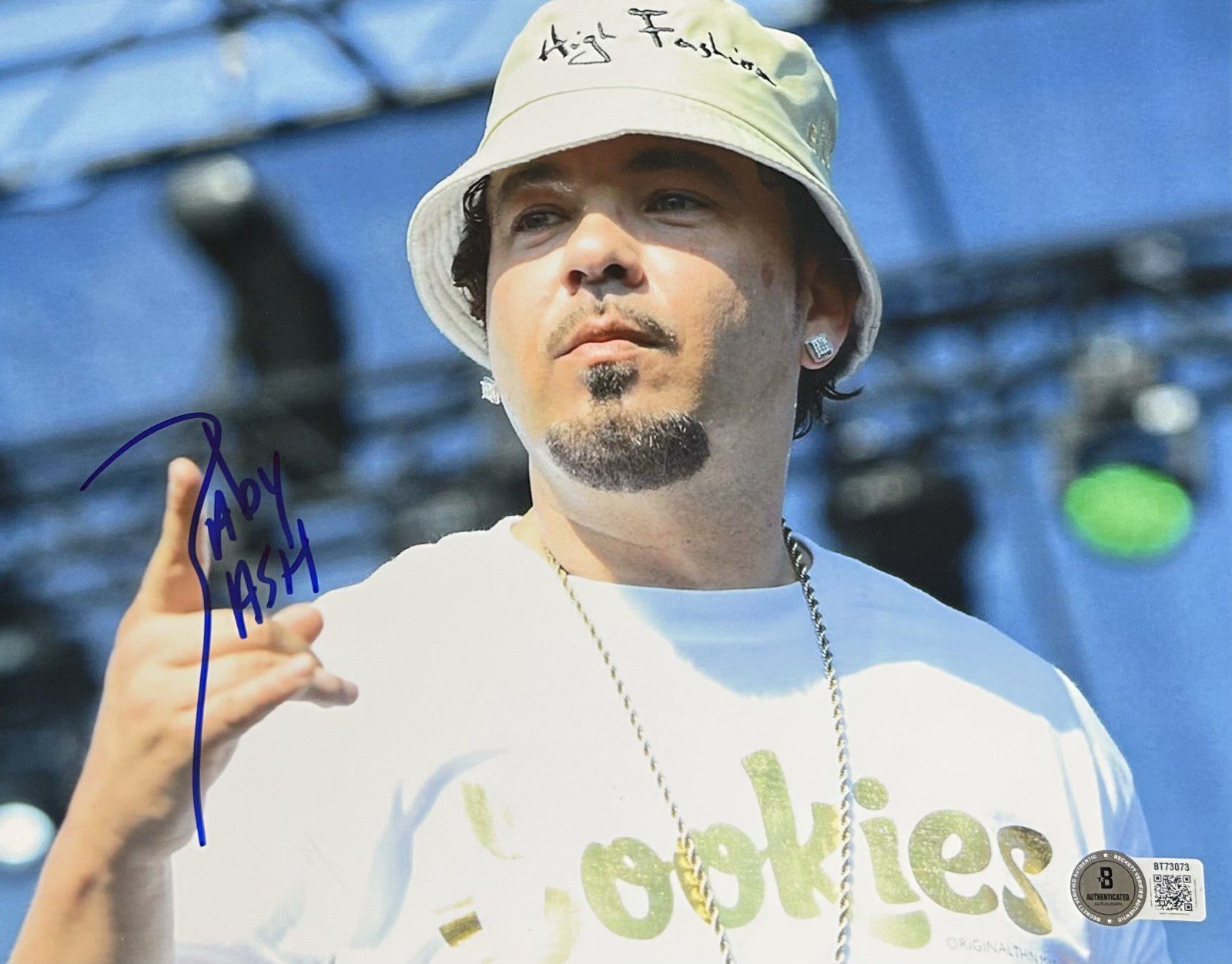 Baby Bash Autograph 8x10 Beckett #3 BT73073 Rap Hip-Hop Artist