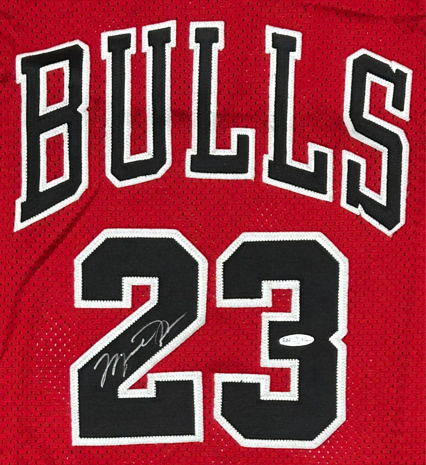 Michael Jordan Signed Nike Pro Cut Chicago Bulls #23 Jersey Upper Deck & GOAT - Image 3