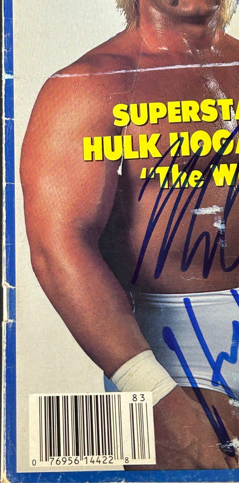Mike Tyson Hulk Hogan Signed Wrestling Superstars Magazine JSA & Tyson Authen - Image 5