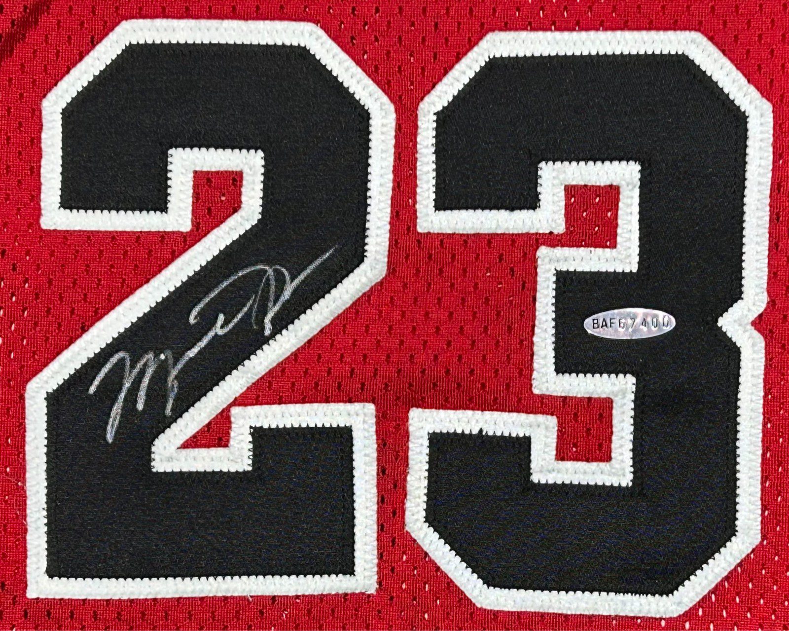 Michael Jordan Signed Nike Pro Cut Chicago Bulls #23 Jersey Upper Deck & GOAT - Image 4