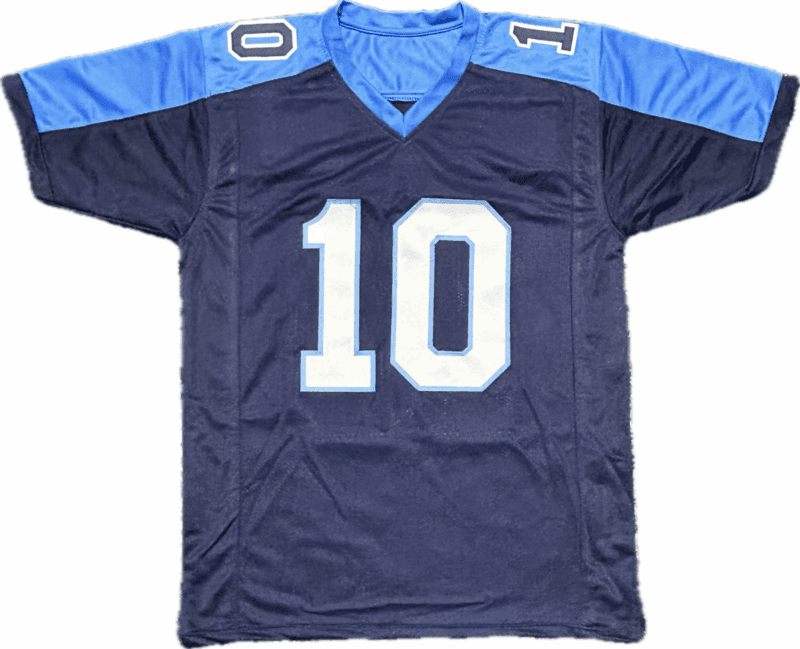 Vince Young Signed Autographed Blue Jersey Beckett - Image 3