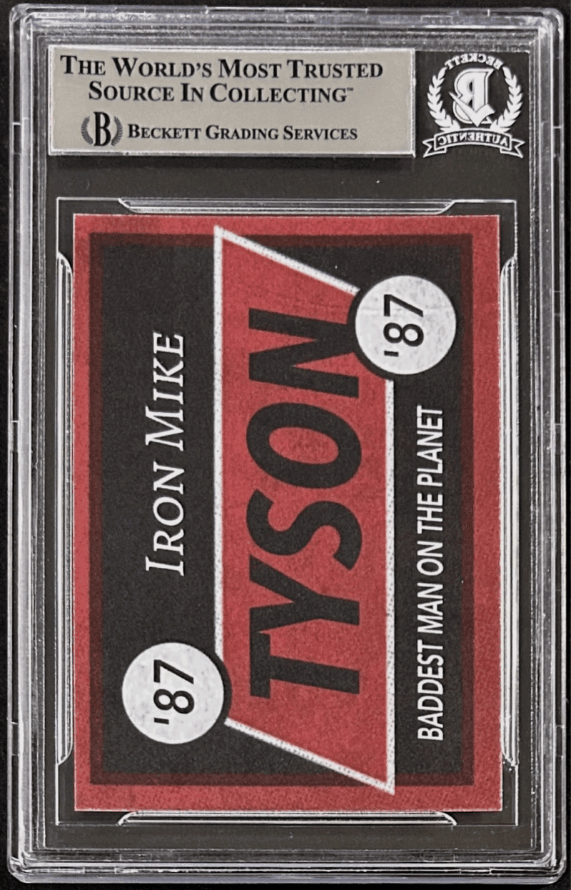 Mike Tyson Signed 2024 Fiterman Sports Exclusive Card BAS 16607805 PO 1 - Image 2