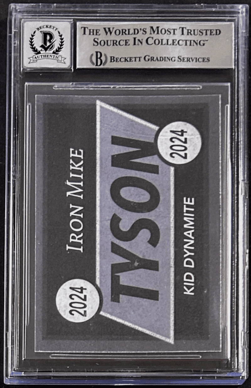 Mike Tyson Signed 2024 Fiterman Sports Exclusive Card BAS 16605827 Auto 10 - Image 2