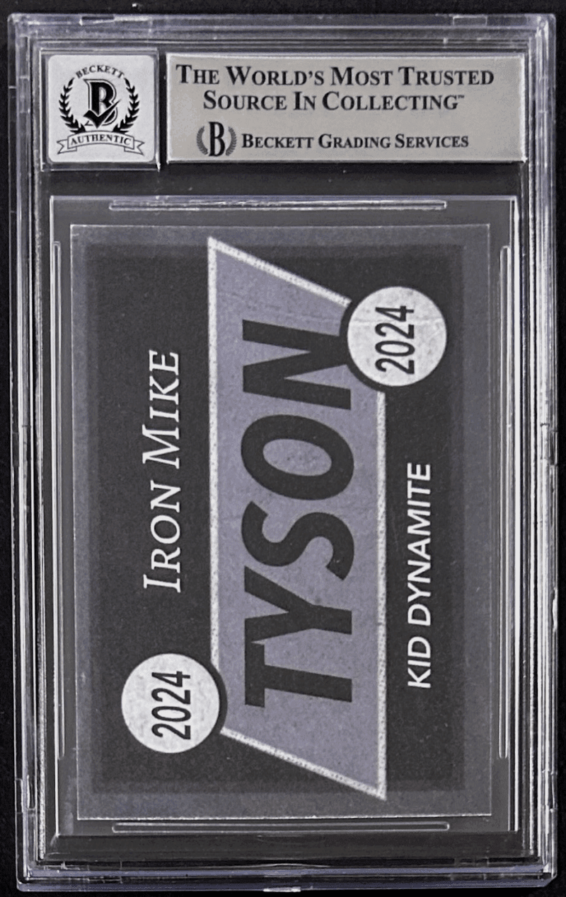 Mike Tyson Signed 2024 Fiterman Sports Exclusive Card BAS 16605820 Auto 10 - Image 2