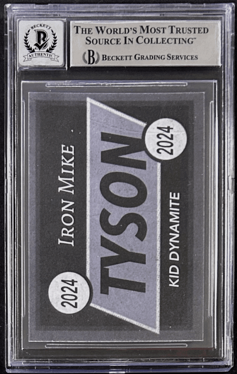 Mike Tyson Signed 2024 Fiterman Sports Exclusive Card BAS 16605815 Auto 10 - Image 2