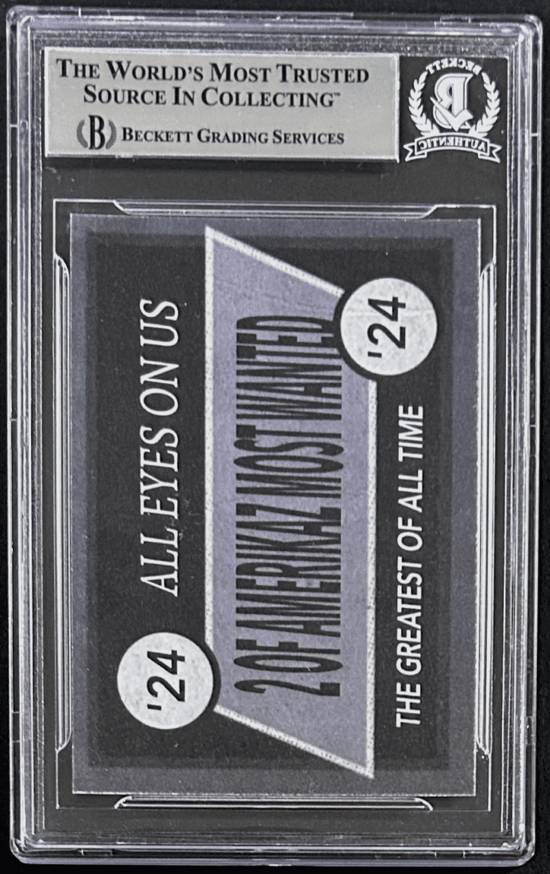 Mike Tyson Signed 2024 Fiterman Sports Exclusive Card BAS 16607524 Auto 10 2 Pac - Image 2