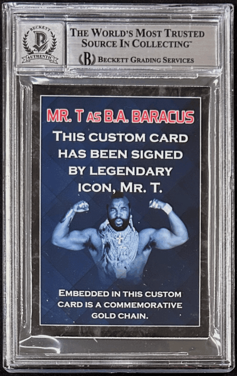 Mr. T Signed 2025 Fiterman Sports Exclusive Card Beckett Auto 10 18338485 - Image 2
