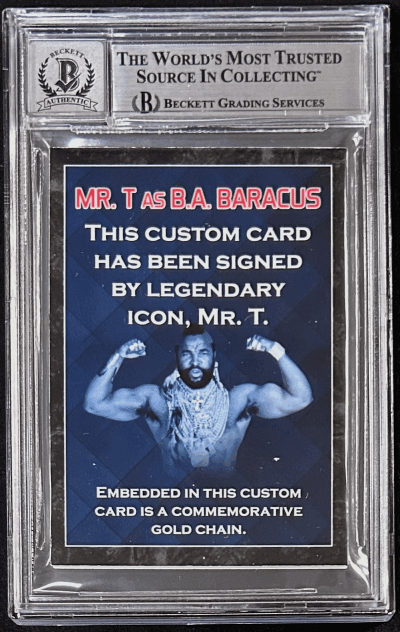 Mr. T Signed 2025 Fiterman Sports Exclusive Card Beckett Auto 10 18338483 - Image 2