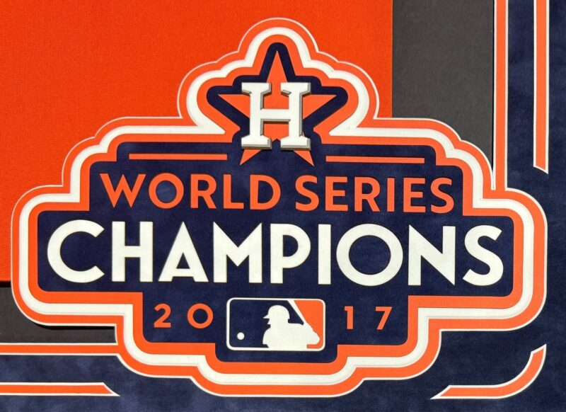 Jose Altuve Signed Autographed Framed Orange Jersey JSA Authentic 2017 WS Champs - Image 3