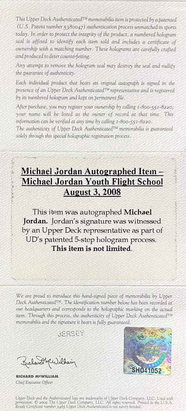Michael Jordan Signed Nike 1984 USA Olympics Blue Jersey #9 UDA Beckett & GOAT - Image 8