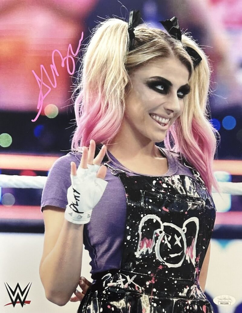 Alexa Bliss Signed Autographed 11x14 Photo JSA Authenticated #12 Pink