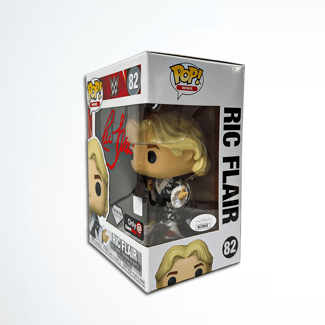 Ric Flair Signed POP JSA Game Stop Exclusive Diamond Collection #82 RED - Image 2