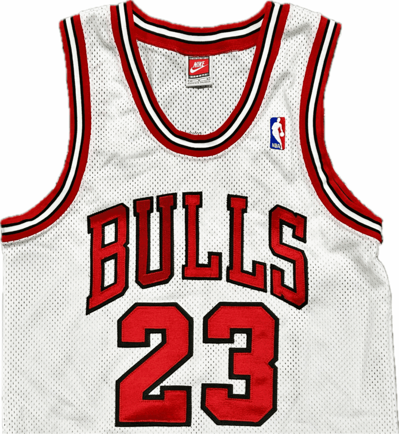 Michael Jordan Signed Nike White Chicago Bulls #23 Jersey Upper Deck & GOAT - Image 4
