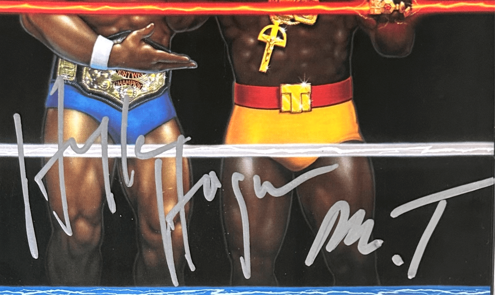 Hulk Hogan & Mr. T Signed WWF WrestleMania Program CGC 8.5 JSA 1st WrestleMania - Image 2