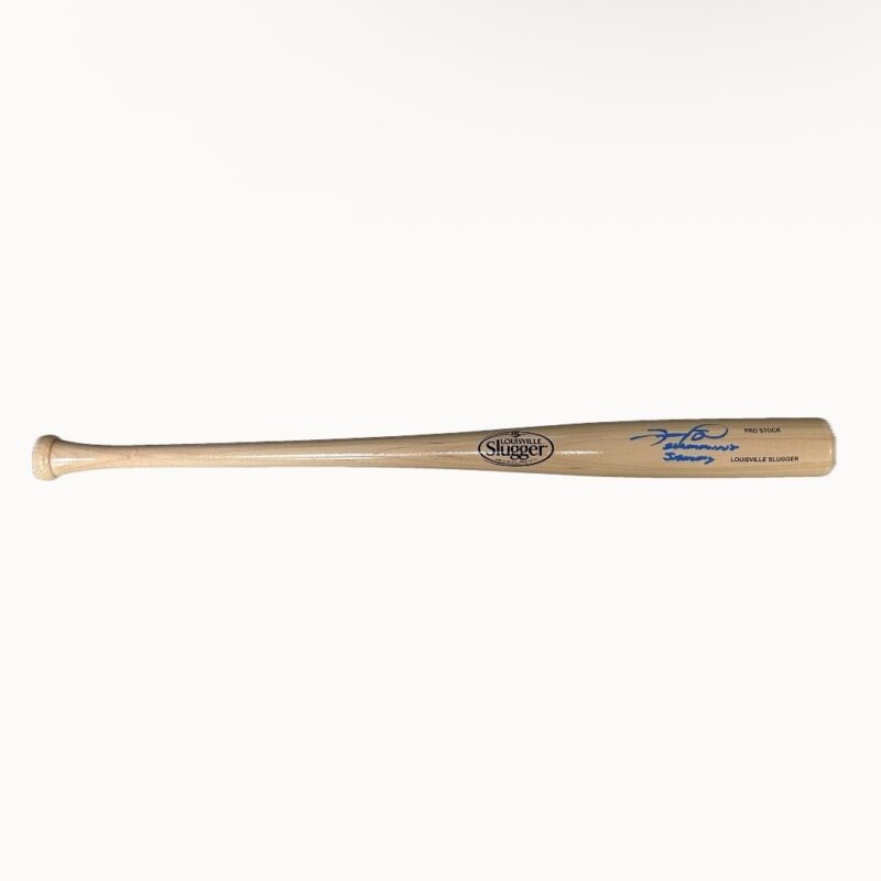 SAMMY SOSA SIGNED BLONDE LOUISVILLE SLUGGER BAT JSA SLAMMING SAMMY BLUE - Image 2