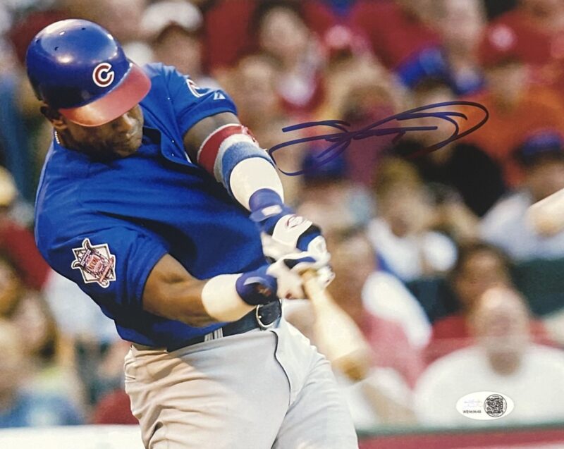 Sammy Sosa Signed Autograph 8x10 Photo JSA Authenticated #4 Cubs