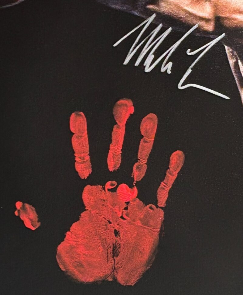 MIKE TYSON AUTOGRAPHED ORIGINAL HANDPRINT UNSTRECHED 20x36 CANVAS JSA WP276687 - Image 3