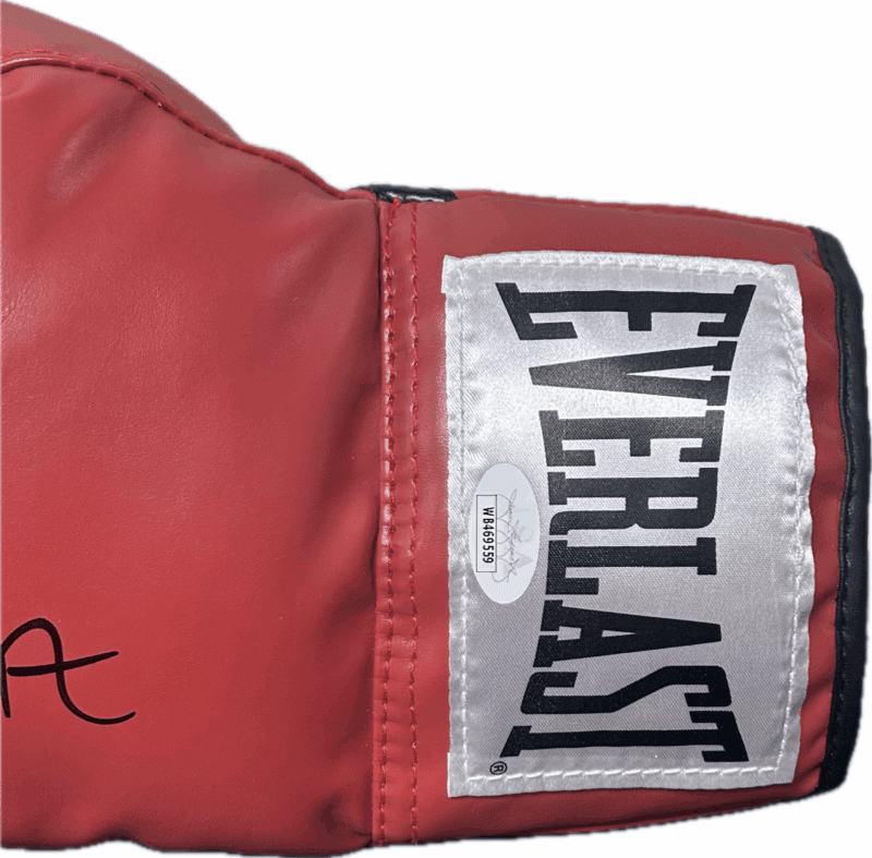 Silvester "Sly" Stallone & Rocky Balboa Signed Red Everlast Boxing Gloves JSA B - Image 7